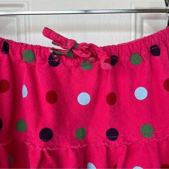 •Mini Boden• Tiered Corduroy Dotted Skirt - Size 9-10 - Picture 4 of 8